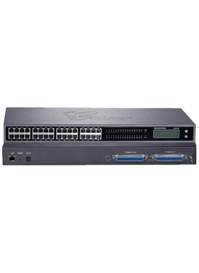 Grandstream Grandstream GXW4232 VoIP Gateway – 32 FXS Ports, SIP, RJ11 & Telco, Gigabit LAN, LCD Display, Black  - Image 3
