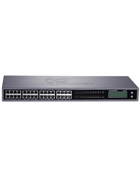 Grandstream GXW4232 VoIP Gateway – 32 FXS Ports, SIP, RJ11 & Telco, Gigabit LAN, LCD Display, Black