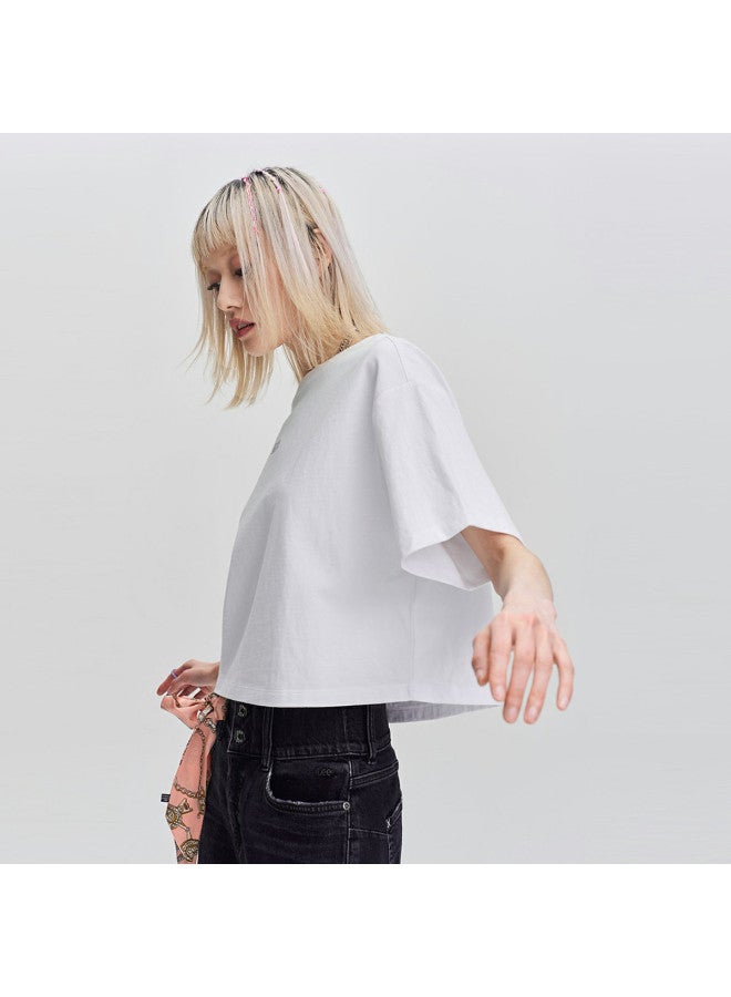 LEE Mall Same Style 24 Spring Summer Comfortable Short Logo Women'S Round Neck Short Sleeve T-Shirt - Image 5