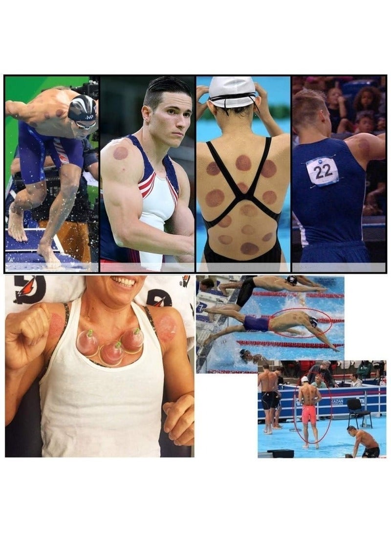 24-Cup Professional Chinese Acupuncture Points Cupping Therapy Set with Vacuum Magnetic Pump - Image 4