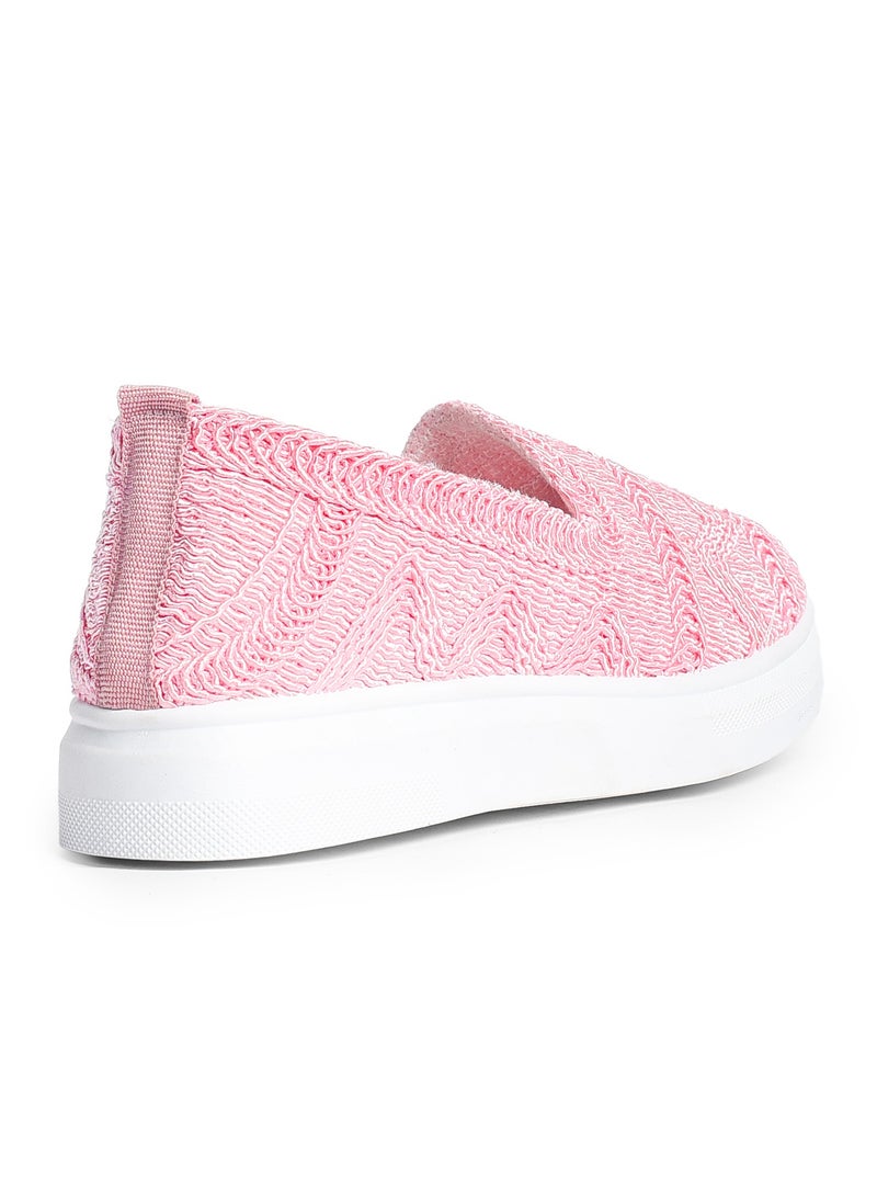 Desert Knitted Slip-on Walking Shoes For Women  - Image 3