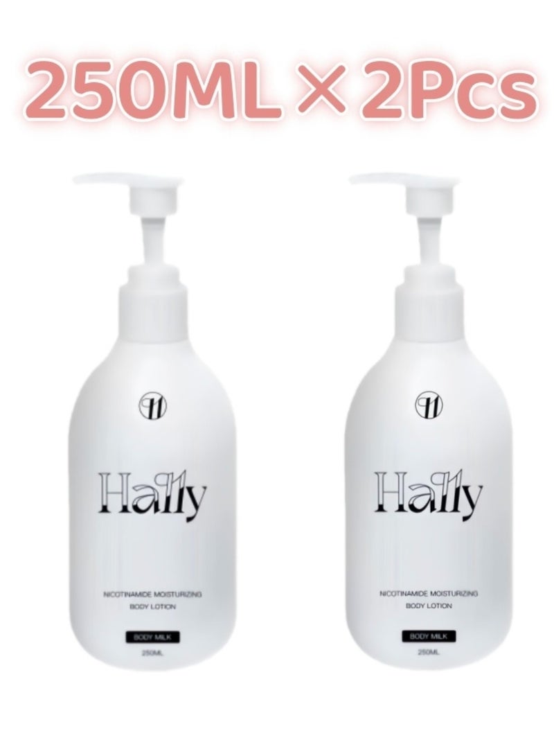 HALLY لوشن مرطب للجسم بالنيكوتيناميد من هالي، 250 مل (عبوة من قطعتين) - Image 3