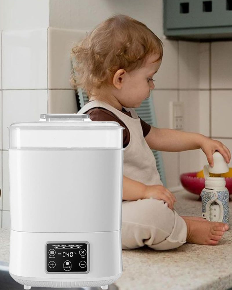 ALLESM Sterilizer Baby Bottle, 5-in-1 Bottle Sterilizer Baby,Bottle Warmer for Baby Milk and Accessories Baby Bottle Sterilizer and Dryer for Baby Bottles, Baby Stuffs & Breast Pump Accessories - Image 1