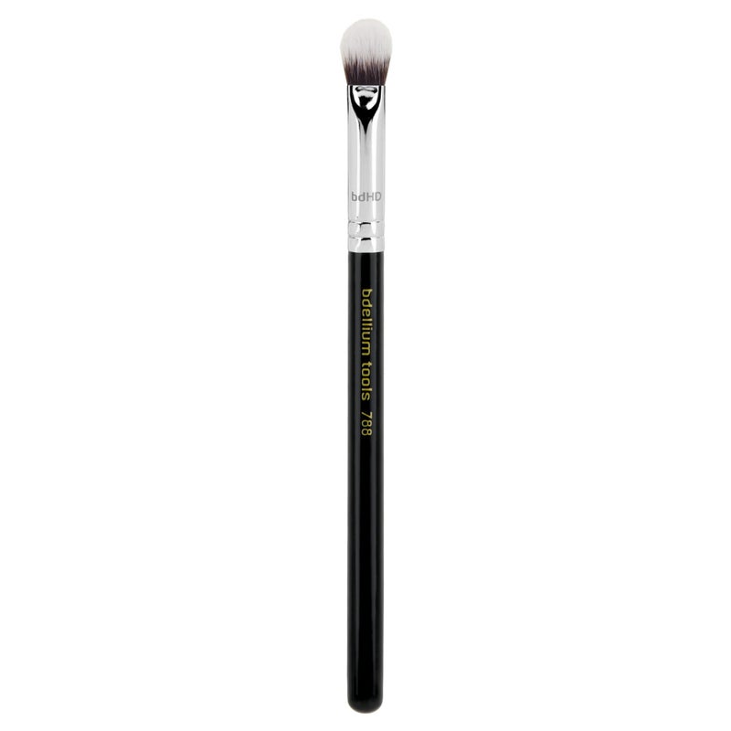 Bdellium Tools Professional Makeup Brush - Maestro Series 788V BDHD Phase III Blending/Concealing - With Soft Synthetic Fibers, For Blend & Soften (Black, 1pc) - Image 2