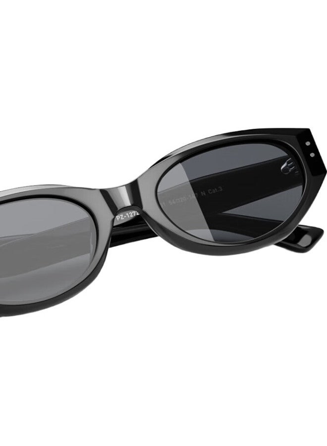 PARZIN Sunglasses, Fan Chengcheng'S Retro Stylish Narrow Frame Glasses, Trendy Uv Protection Driving Sunglasses 12722 - Image 2
