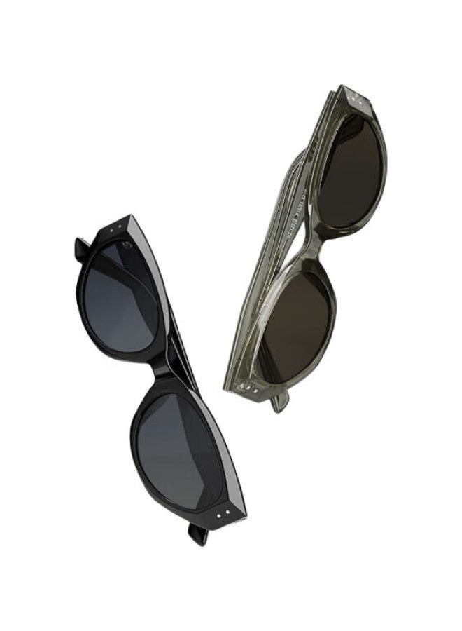 PARZIN Sunglasses, Fan Chengcheng'S Retro Stylish Narrow Frame Glasses, Trendy Uv Protection Driving Sunglasses 12722 - Image 3