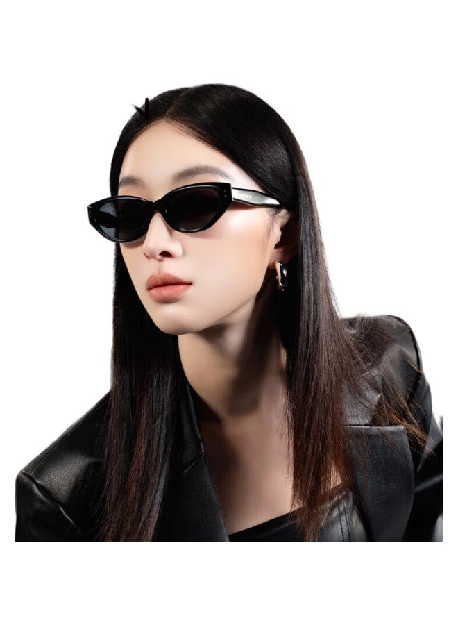 PARZIN Sunglasses, Fan Chengcheng'S Retro Stylish Narrow Frame Glasses, Trendy Uv Protection Driving Sunglasses 12722 - Image 1