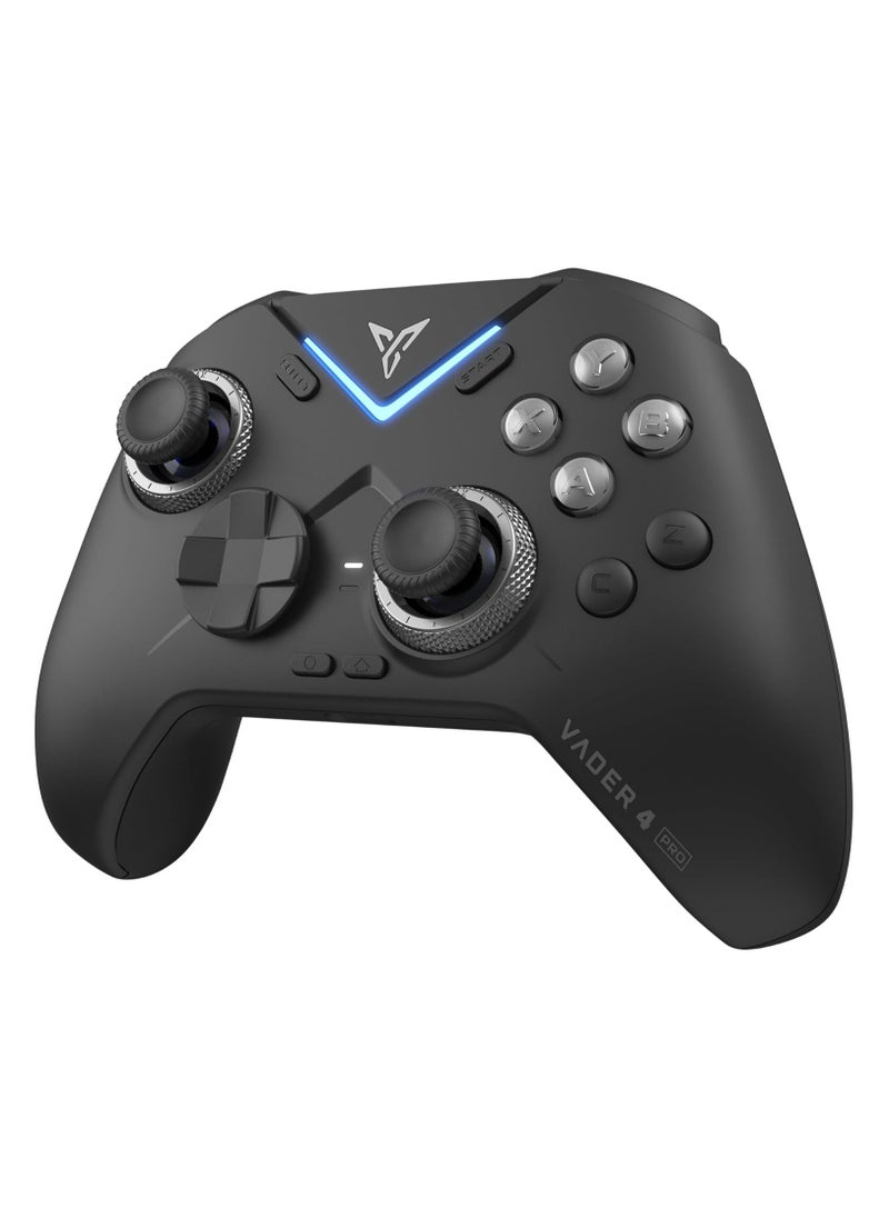 FlyDigi - Vader 4 Pro PC Controller Force Adjustment Lever Joystick Hall & Macro 2-in-1 Triggers 1000Hz Report Rate Stereo Vibration 800mAh Multi-Platform Controller for PC/NS/TV/Android/Laptop - Image 1