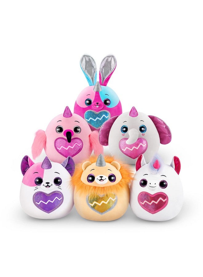 Rainbocorns Eggzania Surprise Mania Series 1 (Bunny) By Zuru, Collectible Plush Stuffed Animal, Surprise Eggs, 5 Mini Eggs, Stickers, Diy Jewelry, Slime, Ages 3+ For Girls, Children - Image 4