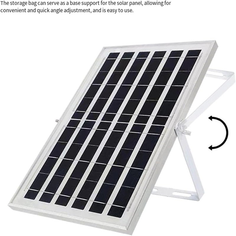 6W 5V Solar Panel Charger With 4 USB Ports For Smartphones Outdoor Camping - Image 4