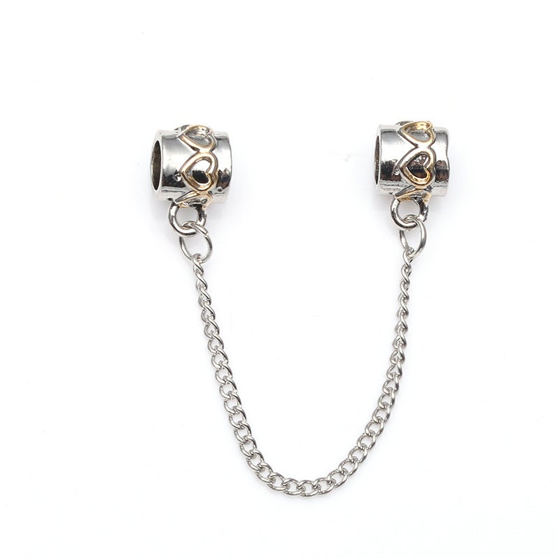 New simple DIY bracelet bracelet safety chain direct wholesale two-color