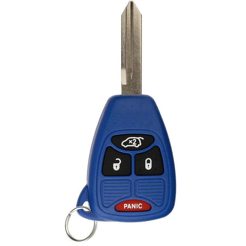 KeylessOption Keyless Entry Remote 4btn Navy Key Fob for Chrysler Jeep (M3N5WY72XX) - Image 2