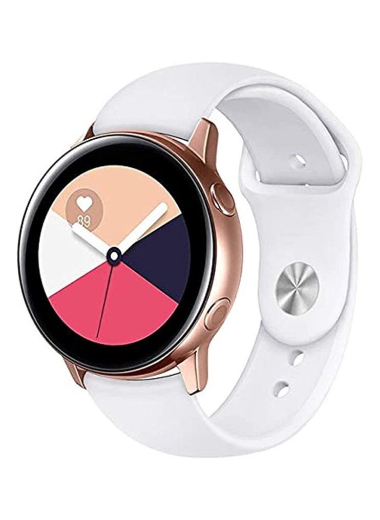 Generic silicone Watch Band for for Samsung Galaxy Watch Active Band Galaxy 42mm Strap S2 gear Soft Sport 20mm Smart Wristbands Watch strap  - Image 1