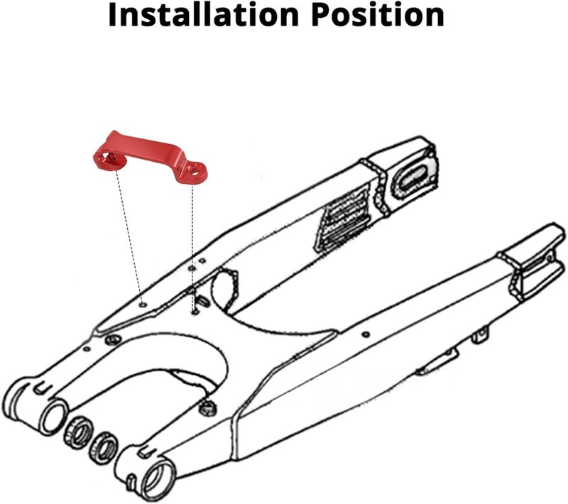 Wivplex Motorcycle Brake Hose Clamp - Image 5