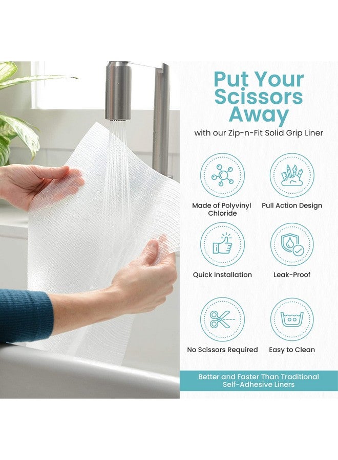 Con-Tact Brand Adhesive Zip-N-Fit Solid Grip Drawer 18" x 4', Ribbed Clear, 6 Count - Image 3