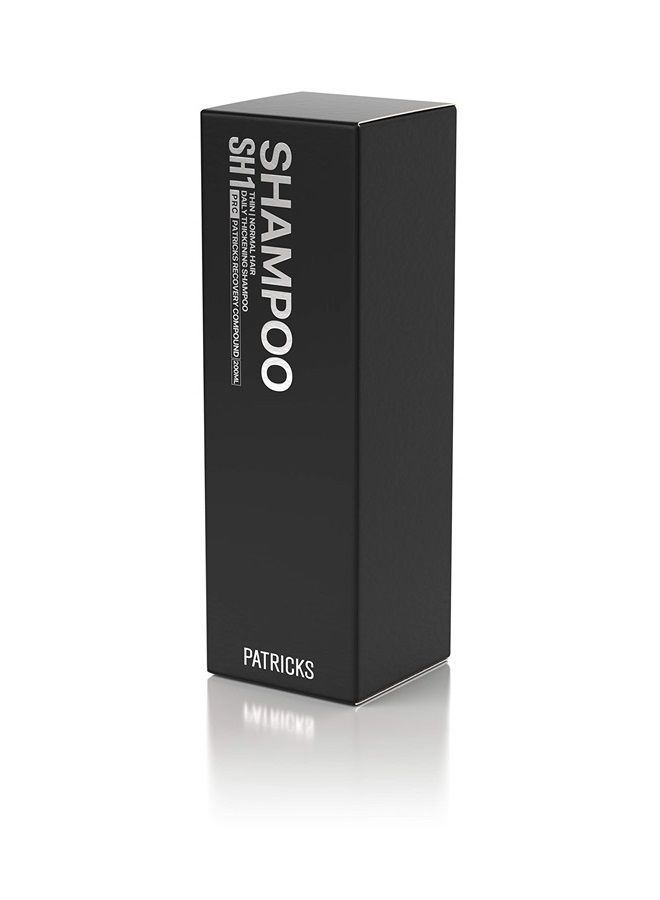 PATRICKS SH1 Thickening Shampoo for Hair Loss in Men | DHT Blocker | Includes Protein & Other Powerful Ingredients to Support Hair Growth & Care | For Mild to Moderate Hair Loss | 200mL - Image 2