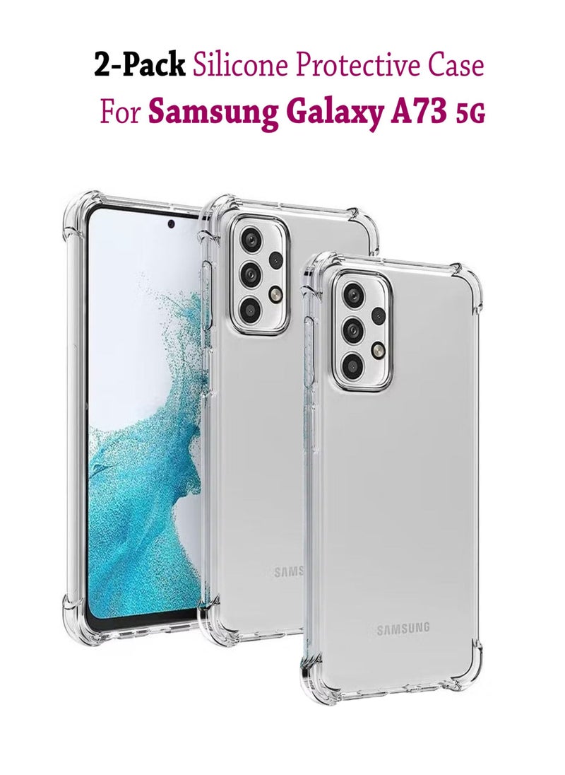 2 Pack Silicone Protective Case Cover For Samsung Galaxy A73 5G Transparent - pzsku/Z8C134921C70C0B039ED0Z/45/_/1675862943/1ac399e9-231f-4ad5-bbbd-bb0ccf26755f