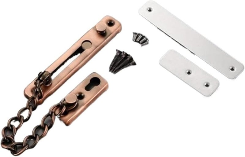 Ancient Red Stainless Steel Anti Lock Anti Theft Security Protection Home Door Lock - Image 2