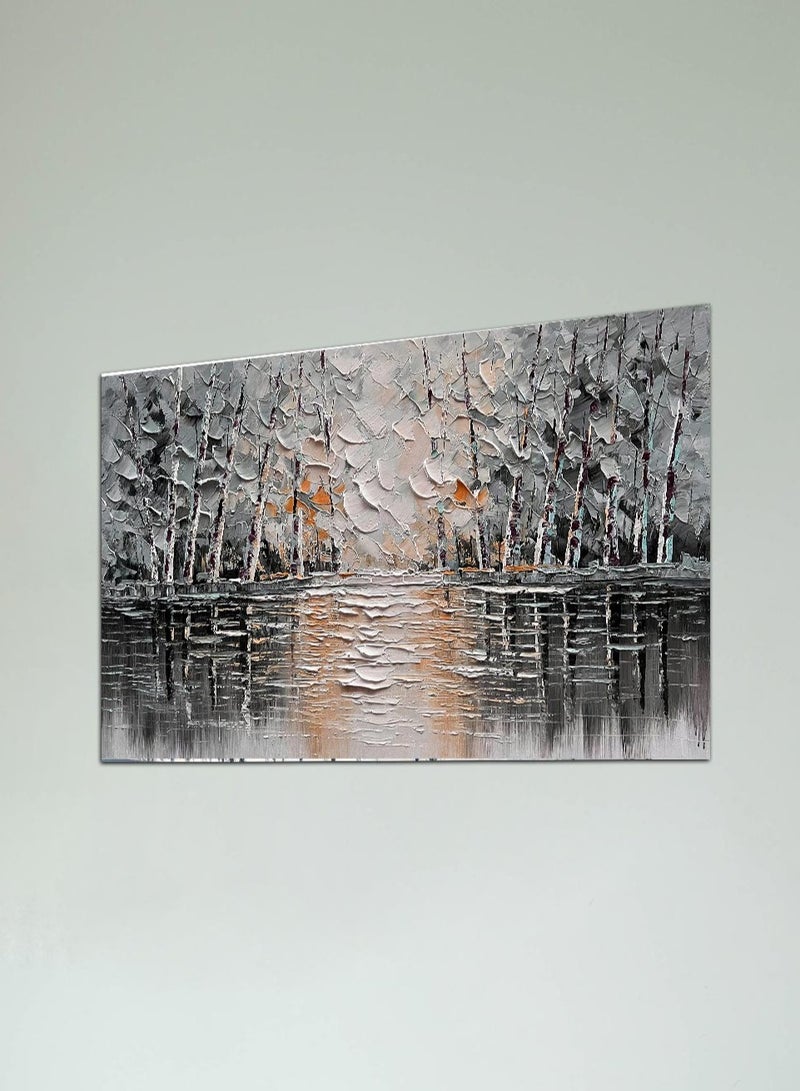Droplyte Multicolor Abstract Trees Painting Decorative Wall Art Wall Decor Card Board MDF Home Decor for Living Room, Drawing Room, Office Room and Bedroom 60CM x 40CM  - Image 2