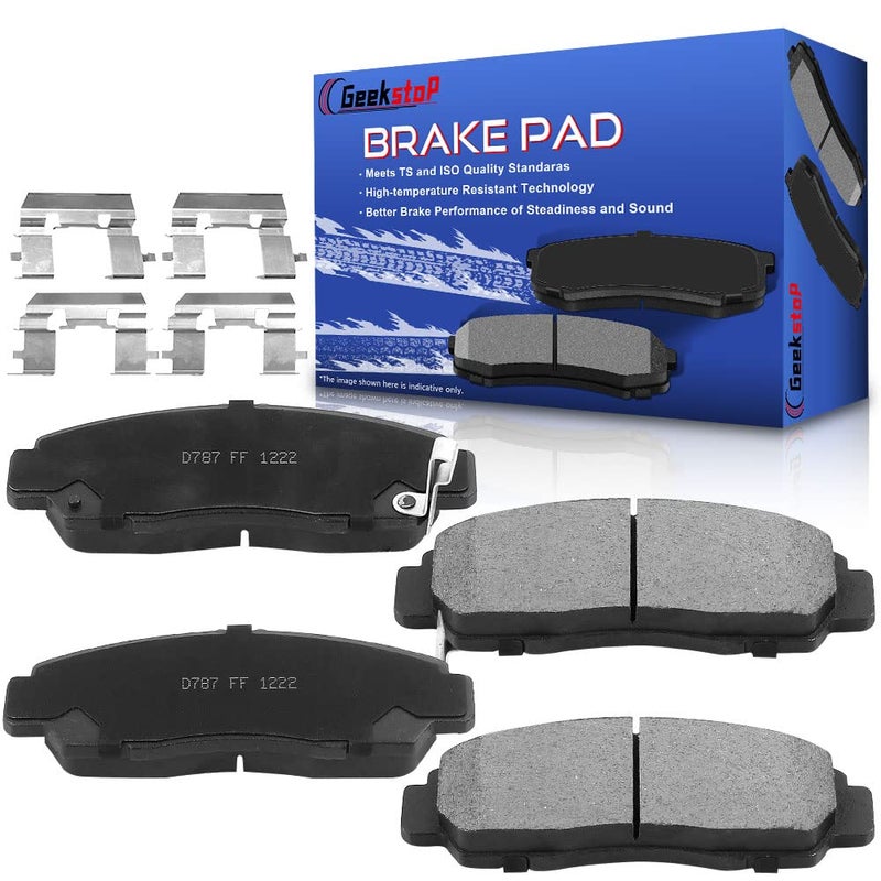 4 Front Ceramic Brake Pads for 2003 2004 2005 2006 2007 2008 2009 2010 2011 Honda Accord 19992008 Acura TL 20042010 Acura TSX 19992004 Acura RL 20012003 Acura CL 20062011 Acura CSX