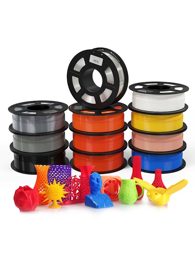 Generic PETG Filament 1.75mm 3D Printer Filament 1kg(2.2lbs) Higher Toughness 3D Printing Filament  - Image 5