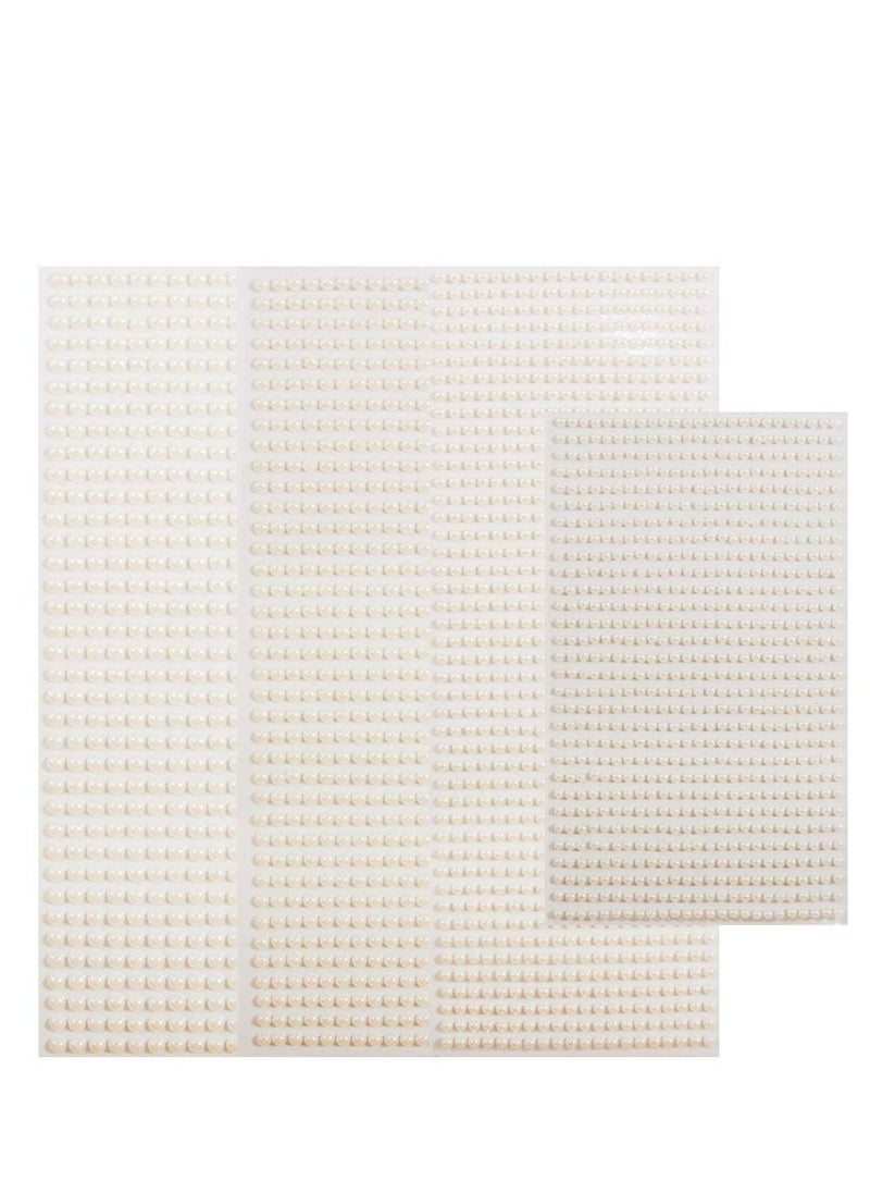 Generic - 2800 Self-adhesive Pearl Eyeshadow Patches, Women's Nail Decorations and Kids DIY Handmade Accessories for Holiday Decorations - Image 1