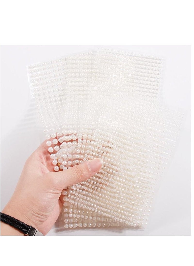 Generic - 2800 Self-adhesive Pearl Eyeshadow Patches, Women's Nail Decorations and Kids DIY Handmade Accessories for Holiday Decorations - Image 1