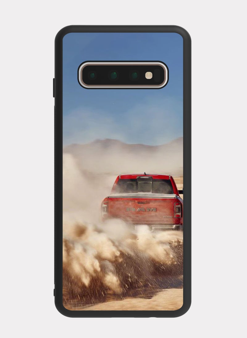 بكسلات كفر سامسونج جالكسي اس 10 بلس دودج رام 1500 تي ار اكس بيج احمر - Image 1