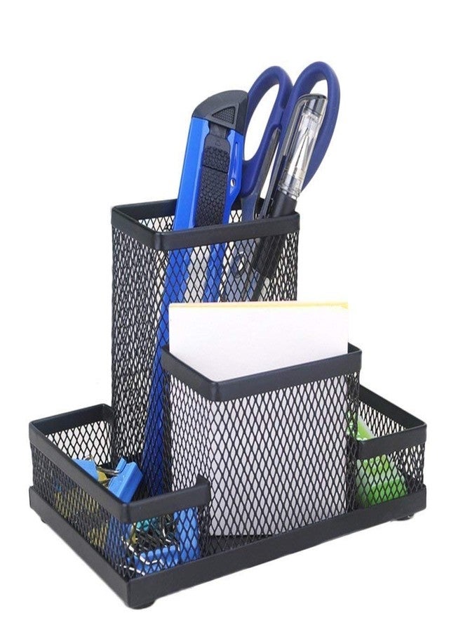 BlizzCart Mesh Pen Holder Storage | Desk Organizer for Pens, Pencils & Office Supplies | Metal Mesh Stationery Holder for Home, Office & Study Table - Image 4