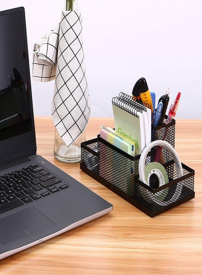 BlizzCart Mesh Pen Holder Storage | Desk Organizer for Pens, Pencils & Office Supplies | Metal Mesh Stationery Holder for Home, Office & Study Table - Image 5