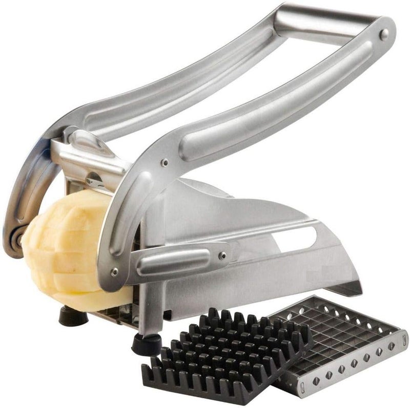 ARTC Stainless Steel Potato & American Style Chip Slicer With 2-Interchangable Blades - Image 4