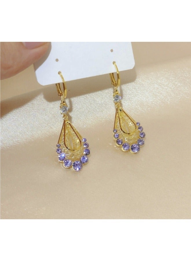 Teardrop Shape Earrings With Mesh Style - Image 2