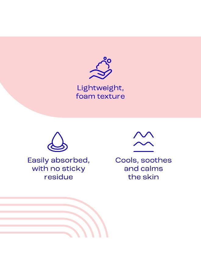 E45 Itch Relief Coolmousse 100ml – Face and body foam for Dry Skin, Itchy Skin and Irritated Skin - Cooling foam to soothe itchy skin - Perfume-Free - Image 5