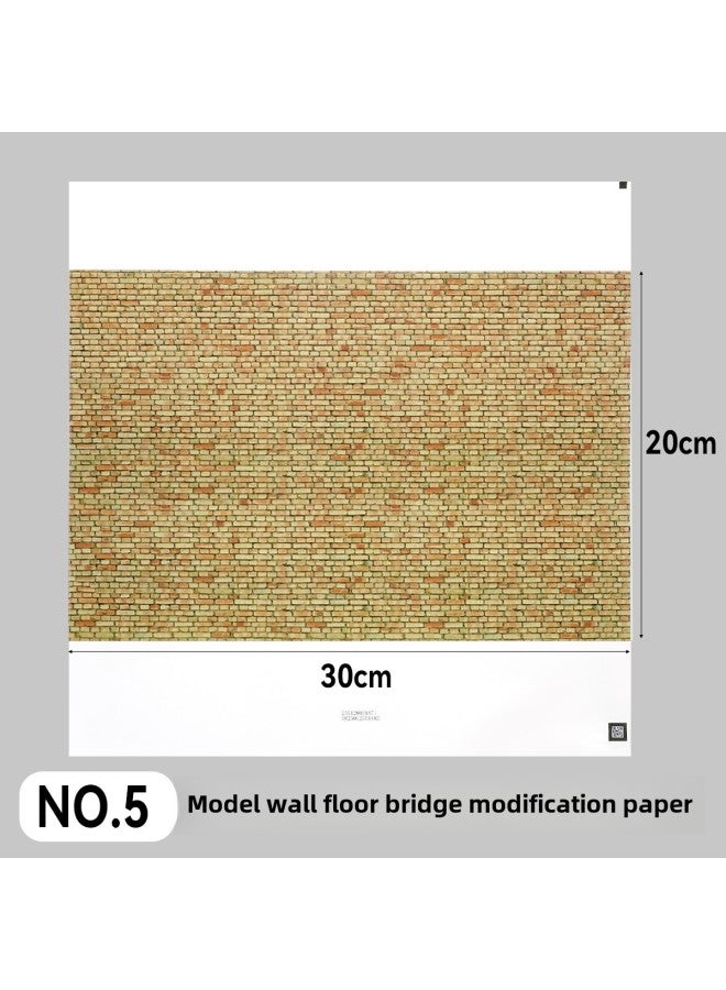 Microscopic Simulation Wall Decal Material Clear Adhesive Backing Multi-Size Plastic Building Model Decoration Sticker DIY-Color:QZ-5  - Image 1