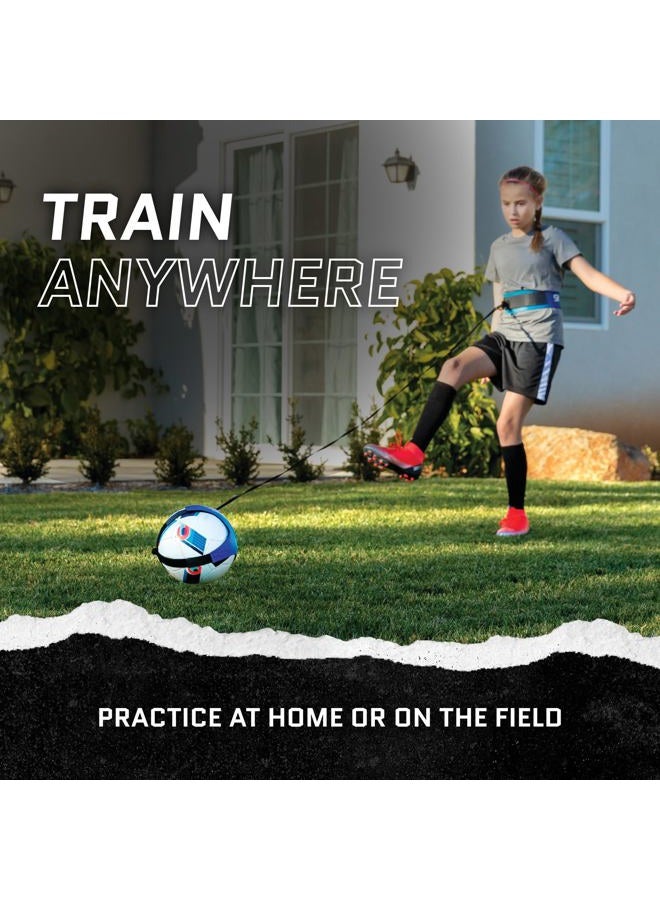 SKLZ Star-Kick Hands-Free Adjustable Solo Soccer Trainer - Fits Ball Sizes 3, 4, and 5 (Cobalt) - Image 5