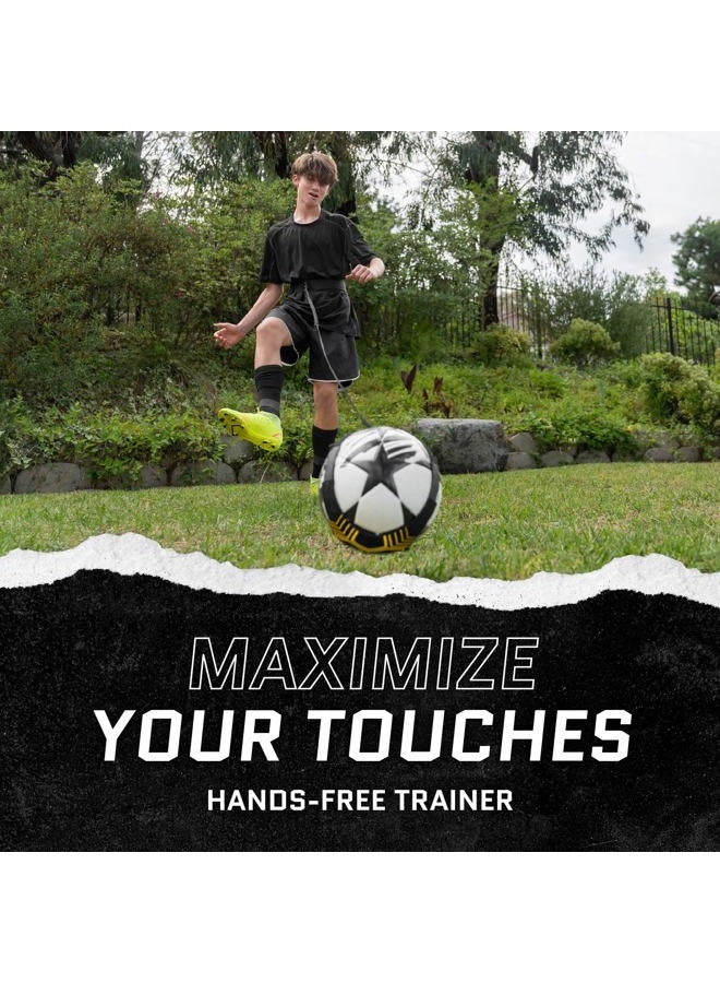 SKLZ Star-Kick Hands-Free Adjustable Solo Soccer Trainer - Fits Ball Sizes 3, 4, and 5 (Cobalt) - Image 3
