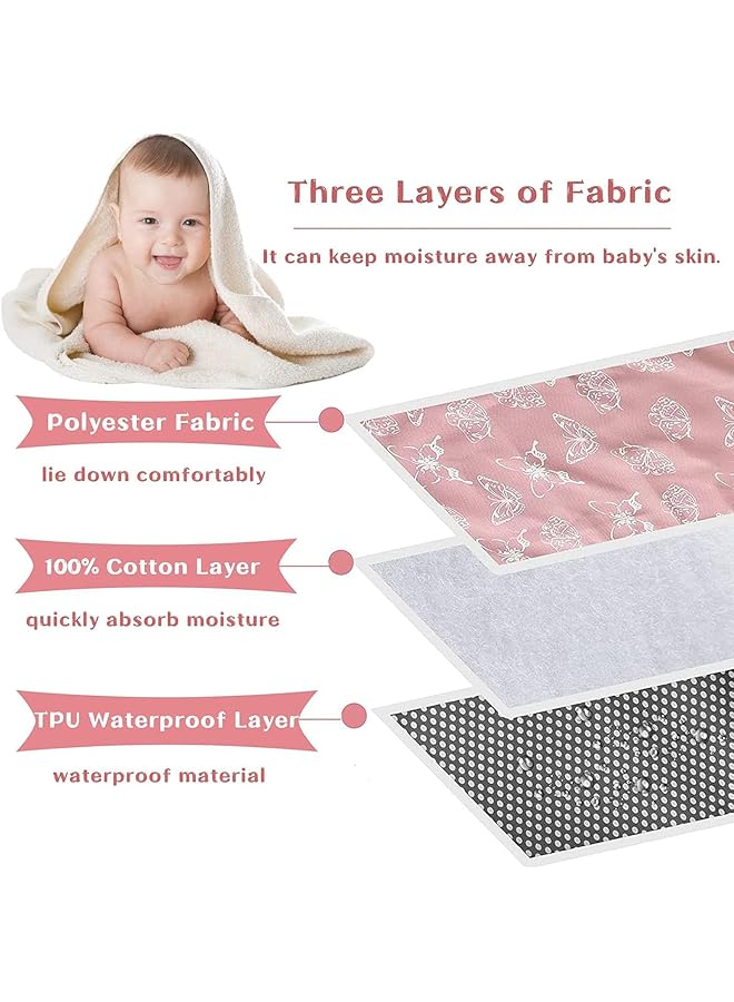 X spring Portable Diaper Changing Pad Foldable Lightweight Baby Changing Mat Reusable Waterproof Travel Changing Mat For Home Travel Outdoor - Image 2