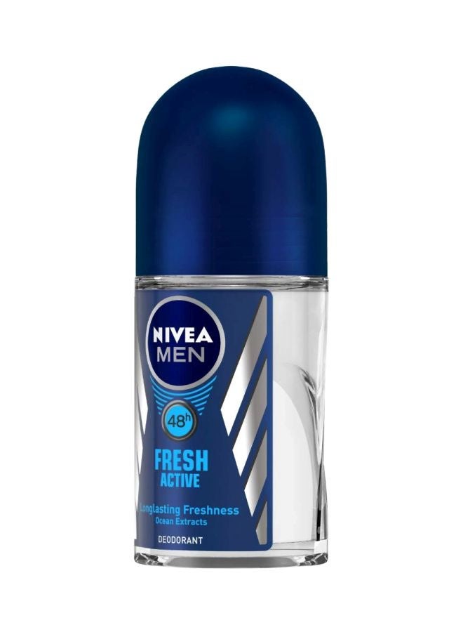 نيفيا مجموعة من 3 قطع من مزيل العرق فريش أكتيف رول أون - Image 2