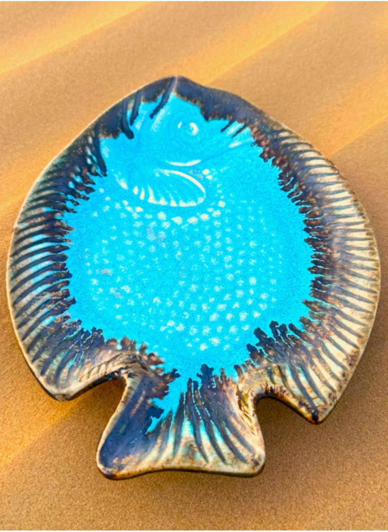 Tohfa Luxe Fish Handmade Ceramic Platter  - Image 1