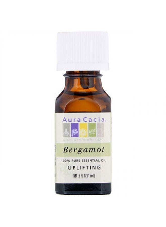 Aura Cacia Aura Cacia 100% Pure Essential Oil Bergamot 0.5 fl oz 15 ml 