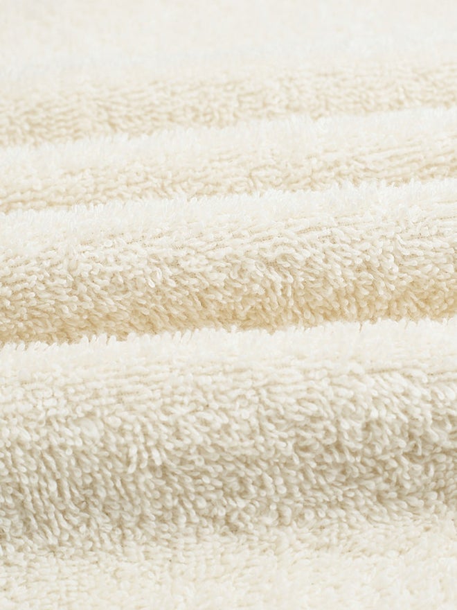 FIELDCREST 8-Piece Plain Towel Pack Of Wash Cloth 33X33Cm 500 Gsm Ivory - Image 3