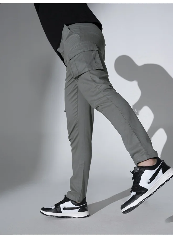 Hubberholme Men Cargo Trousers - Mid Grey Casual Wear