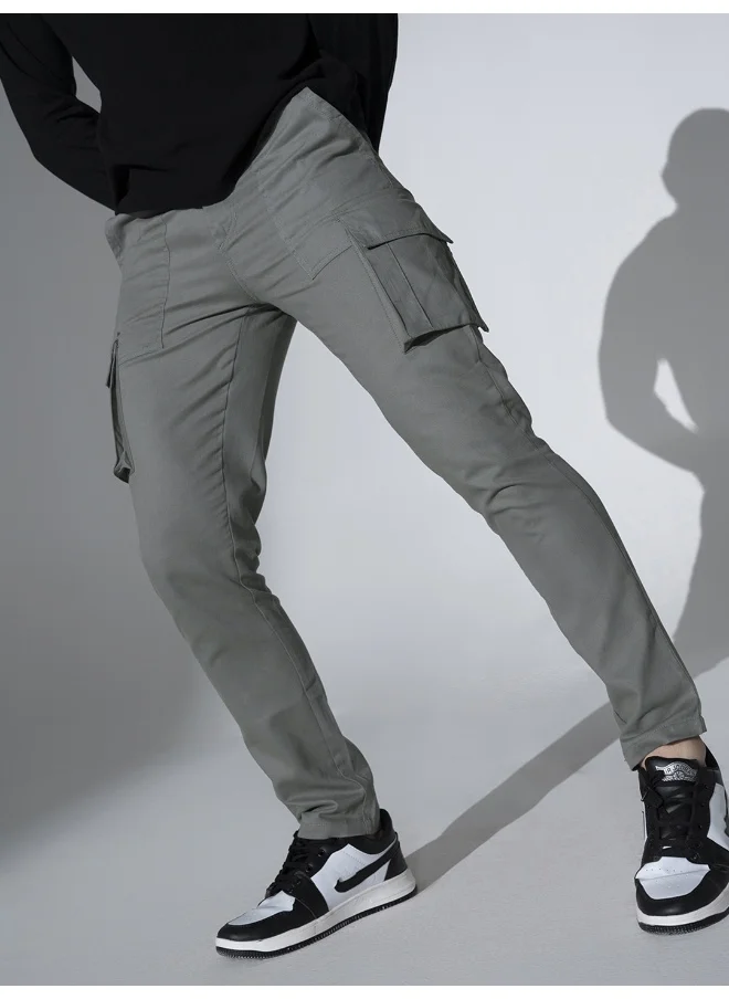 Hubberholme Men Cargo Trousers - Mid Grey Casual Wear