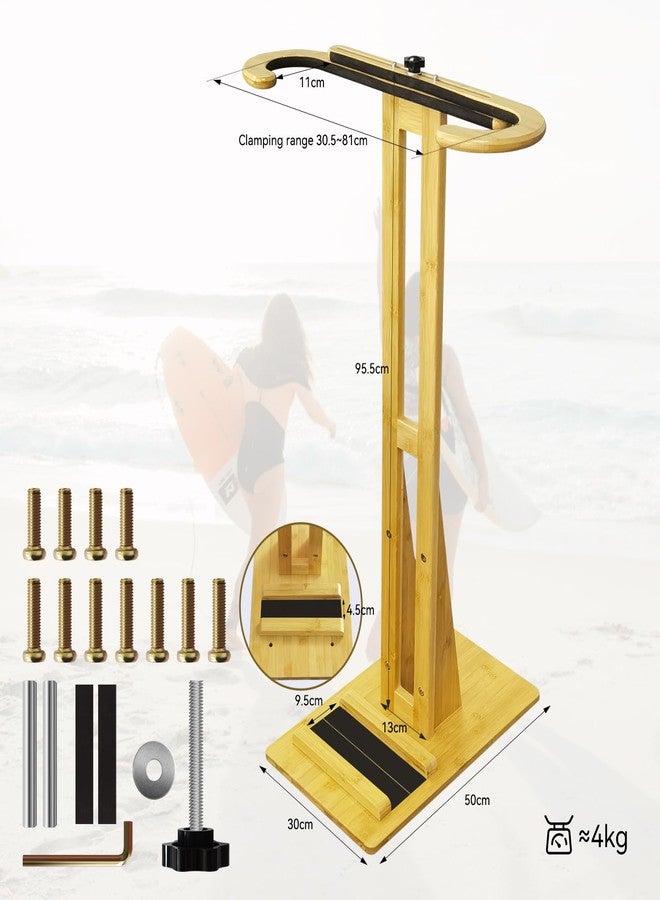 TWO STONES Paddle Board Rack Storage, Vertical Surfboard Stand, Surfboard Rack for Wall-Free to Display Indoor and Outdoor Hold Up to 80cm Width (Vertically) - Image 3