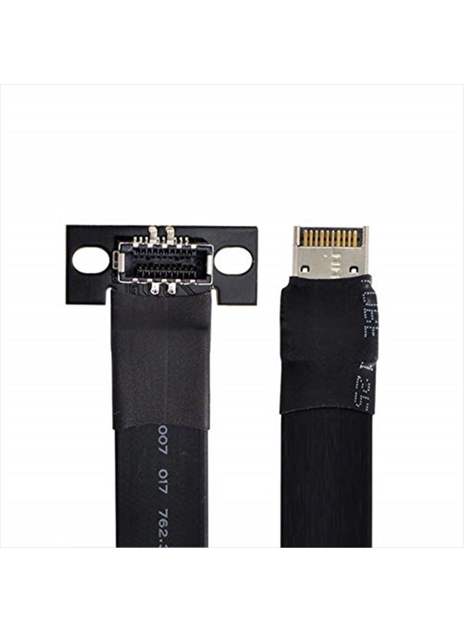 Chenyang كابل بيانات تمديد اللوحة الأم USB 3.1 ذكر إلى أنثى نوع E 50 سم - Image 1