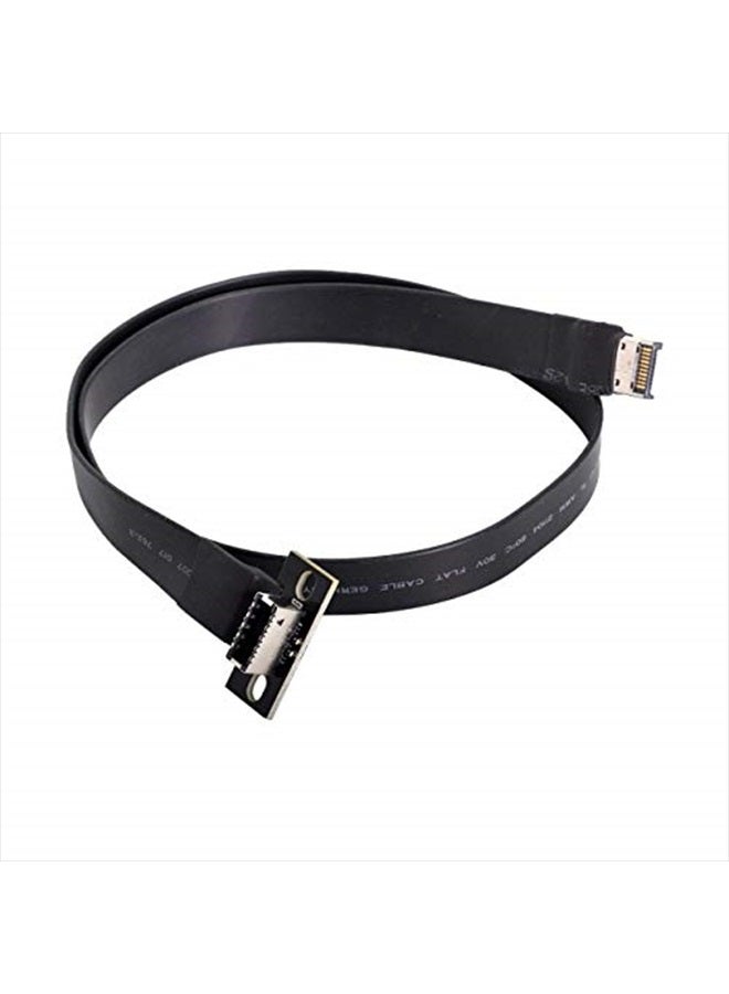 Chenyang كابل بيانات تمديد اللوحة الأم USB 3.1 ذكر إلى أنثى نوع E 50 سم - Image 3