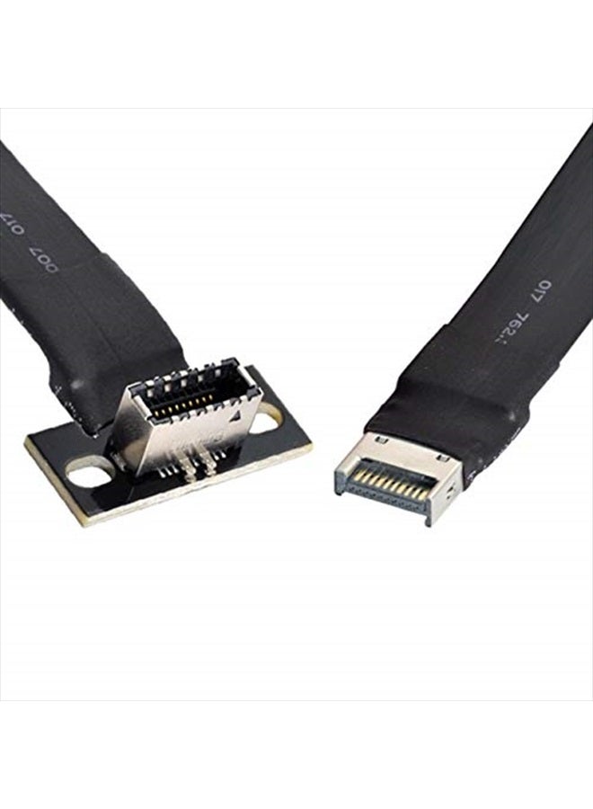 Chenyang كابل بيانات تمديد اللوحة الأم USB 3.1 ذكر إلى أنثى نوع E 50 سم - Image 4