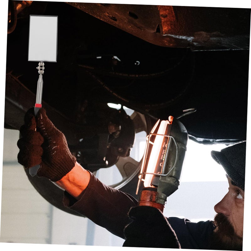 Flexible Telescoping Inspection Mirror Extendable 360 Swivel Head For Vehicle Mechanic Work - Image 5