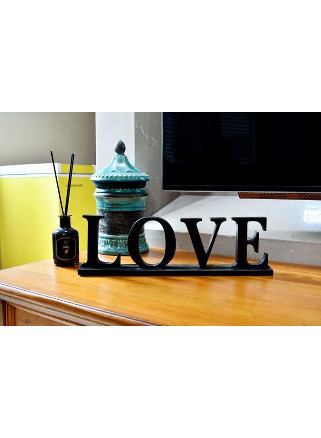 Waroom Home Love Sign for Decor, Wooden Love Block Letters Rustic Tabletop Words Decor (Love) - Image 2