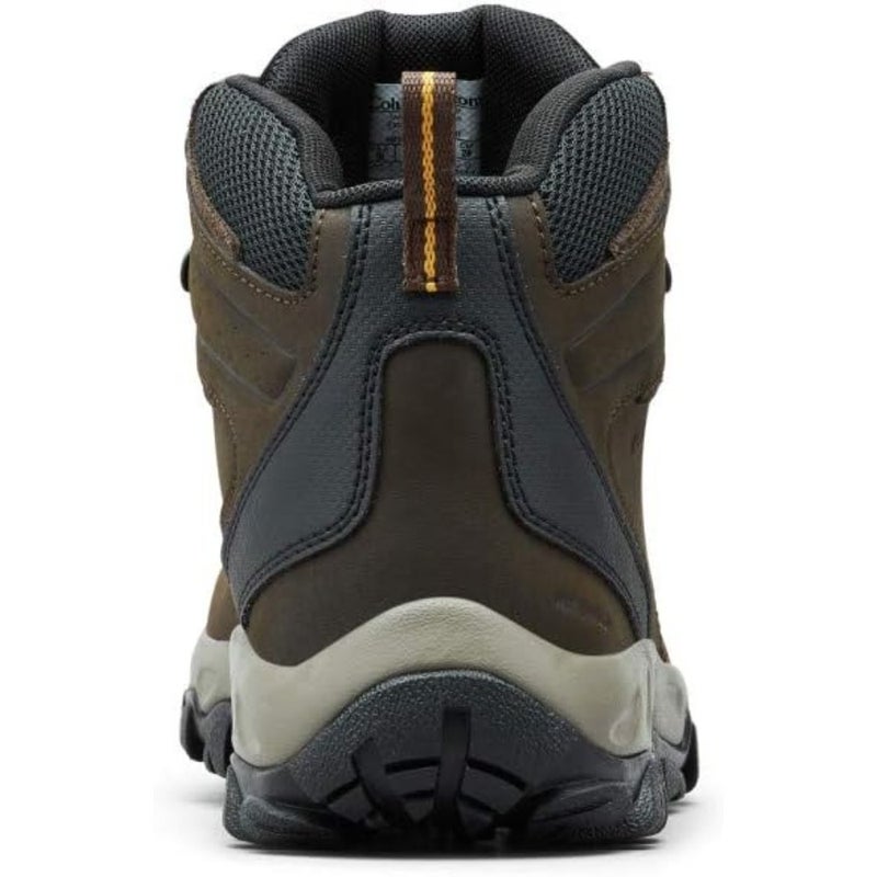 Columbia Newton Ridge Plus II Men's Walking Shoe Waterproof Hiking Trail Leather And Mesh Upper Black - Image 4